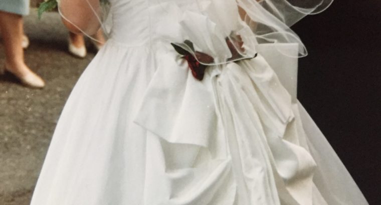 Robe de mariée 100% soie