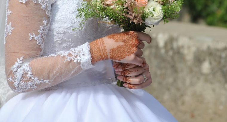 Robe de mariée princesse en dentelle