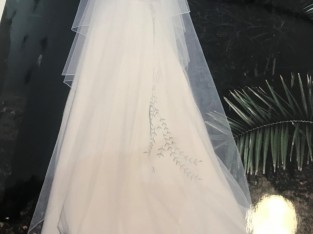 robe de mariée sur mesure coton nid d’abeille