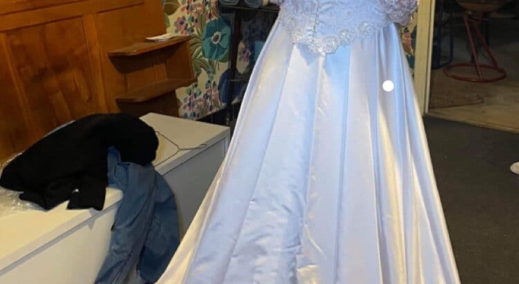 Robe de mariée T36 en 3 pièces